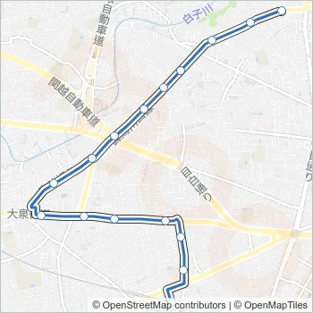 石０４ Bus Line Map