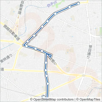 石０４ Bus Line Map