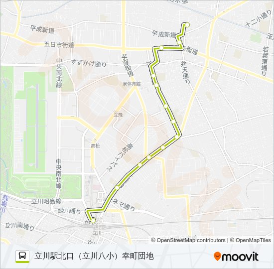立３２ Bus Line Map