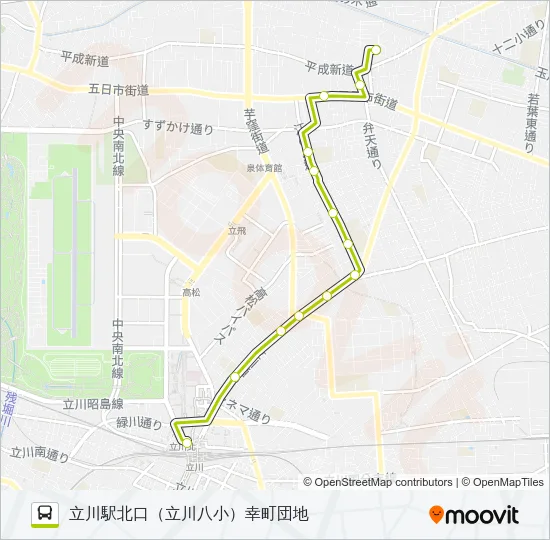 立３２ Bus Line Map
