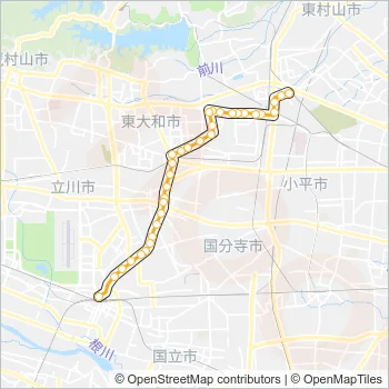 立３４ Bus Line Map