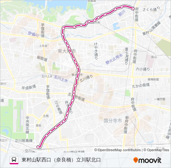 立３５ Bus Line Map