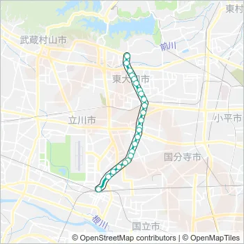 立３６ Bus Line Map