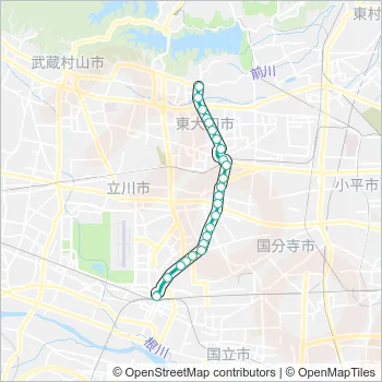 立３６ Bus Line Map