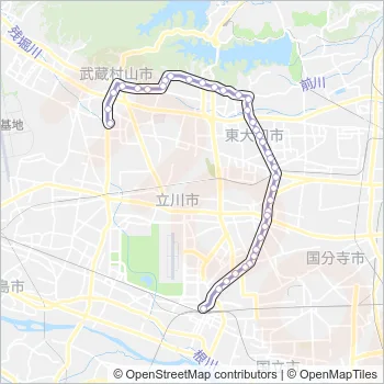 立３７ Bus Line Map