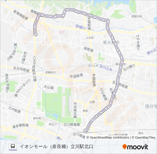 立３７ Bus Line Map
