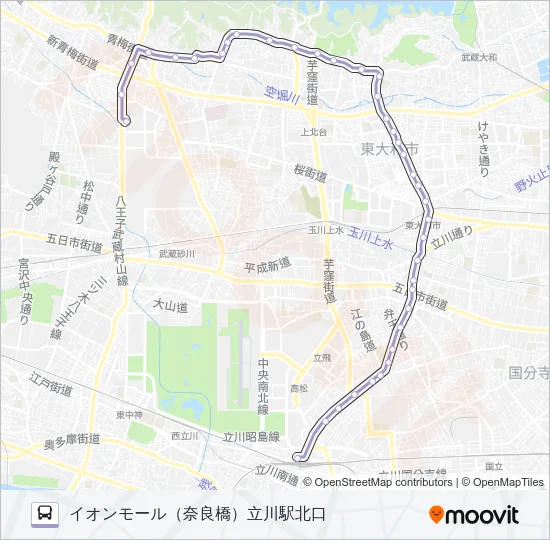 立３７ Bus Line Map
