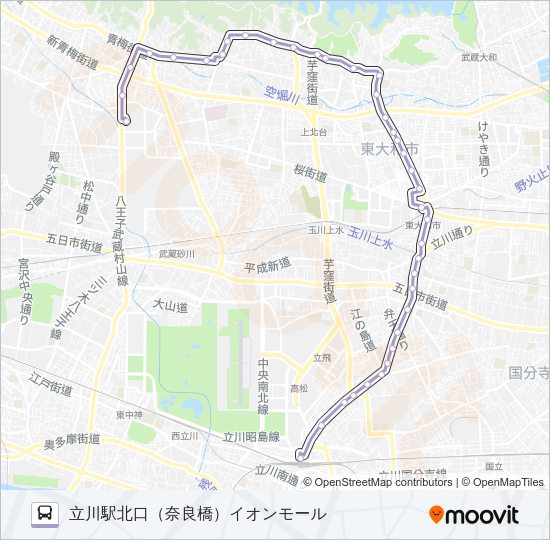 立３７ Bus Line Map