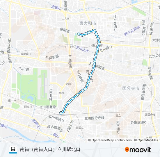 立３９ Bus Line Map