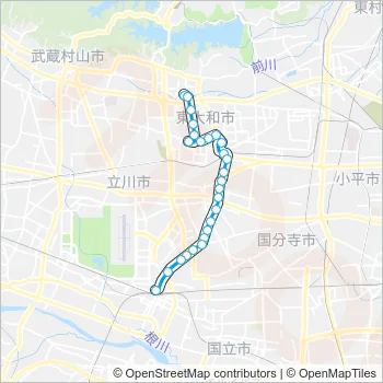 立４５ Bus Line Map