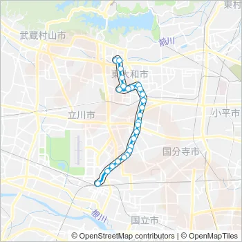 立４５ Bus Line Map
