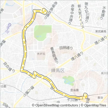 練４２ Bus Line Map