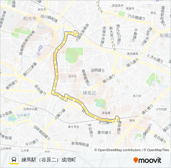 練４２ Bus Line Map