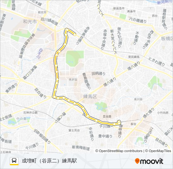 練４２ Bus Line Map