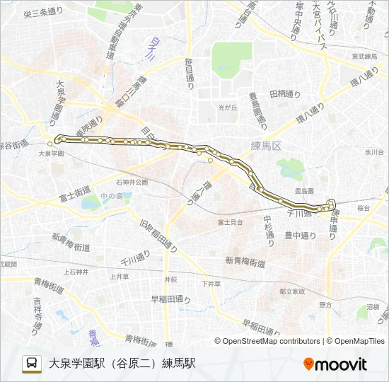 練４８ Bus Line Map