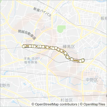 練４８ Bus Line Map