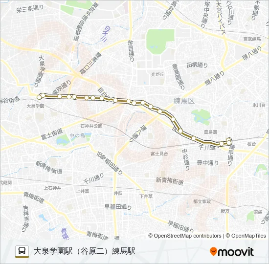 練４８ バスの路線図