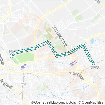 航０２ Bus Line Map