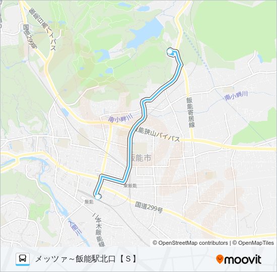 Ｍ０１ Bus Line Map