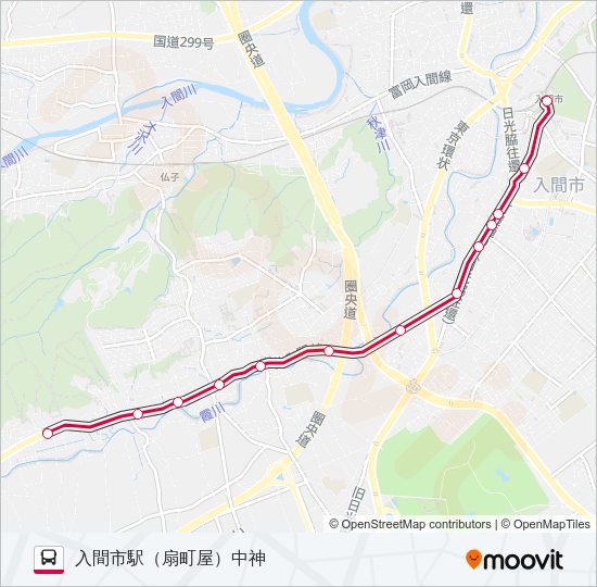 入市３３ Bus Line Map