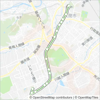 入市５１ Bus Line Map
