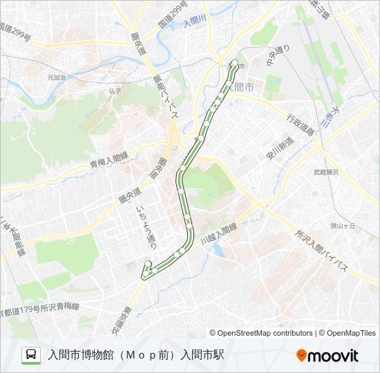 入市５１ Bus Line Map