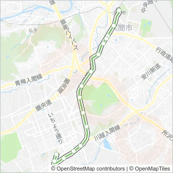 入市５１ Bus Line Map