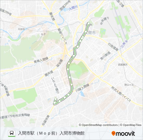 入市５１ Bus Line Map