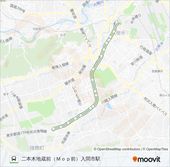 入市５３ Bus Line Map