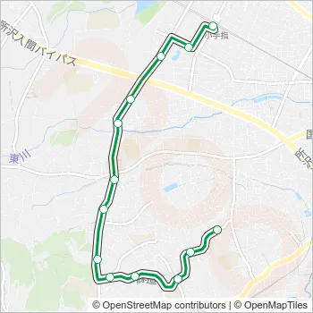 小手０１ Bus Line Map