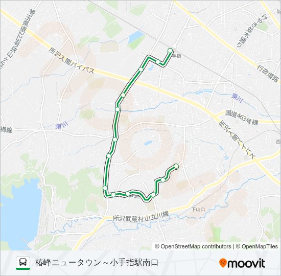 小手０１ Bus Line Map