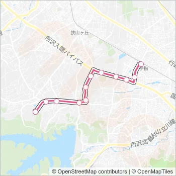 小手０２ Bus Line Map