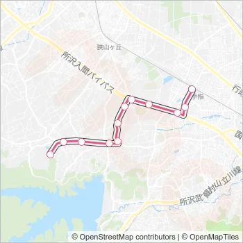 小手０２ Bus Line Map