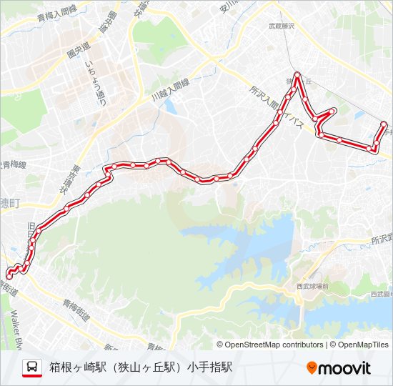 小手０３ Bus Line Map