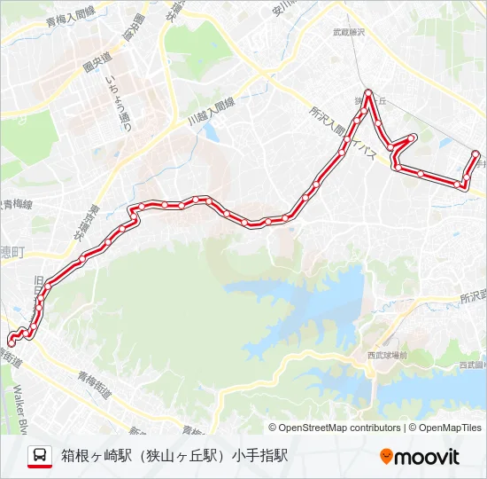 小手０３ Bus Line Map