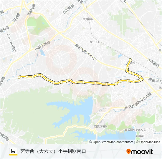 小手０６ Bus Line Map