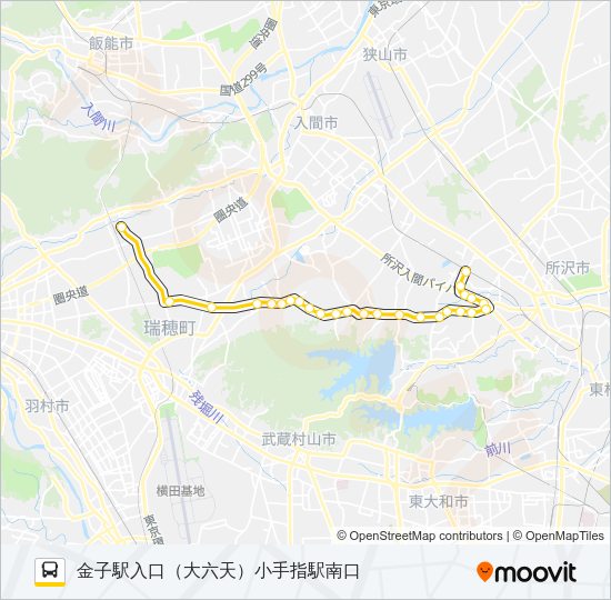 小手０７ Bus Line Map