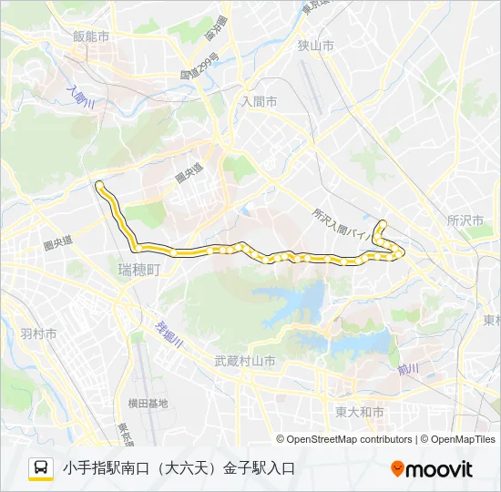 小手０７ バスの路線図