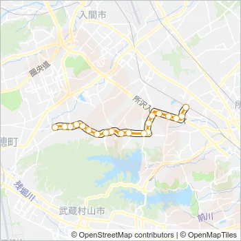 小手０９ Bus Line Map