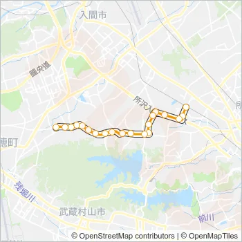 小手０９ Bus Line Map