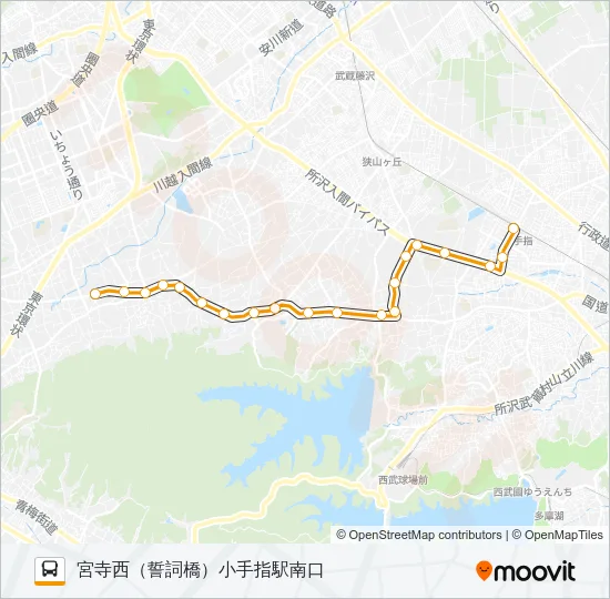 小手０９ バスの路線図