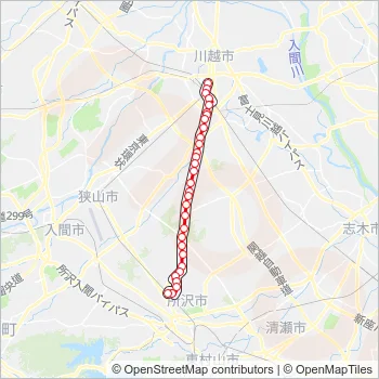 新所０２ Bus Line Map