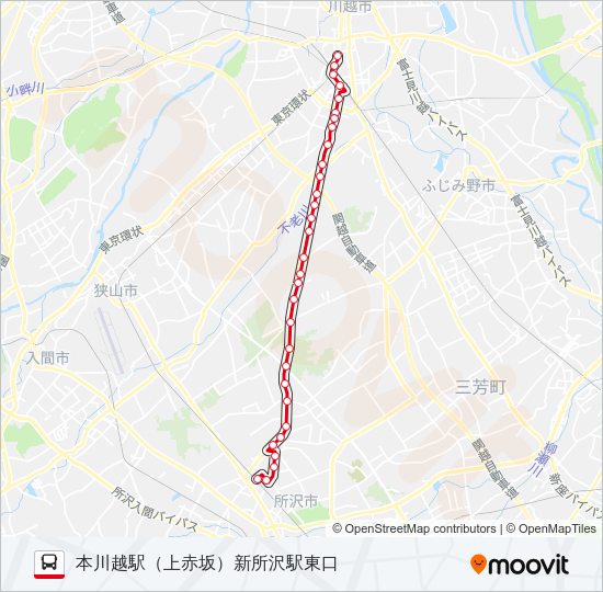 新所０２ Bus Line Map