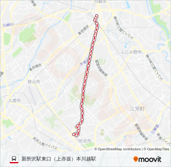 新所０２ Bus Line Map