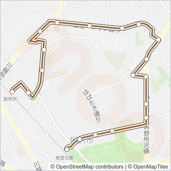 新所０３ Bus Line Map