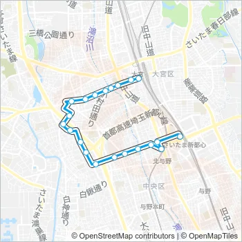 新都１１ Bus Line Map