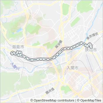 狭山２６ Bus Line Map