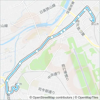 狭山２７ Bus Line Map
