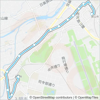 狭山２７ Bus Line Map