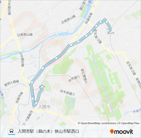 狭山２７ Bus Line Map
